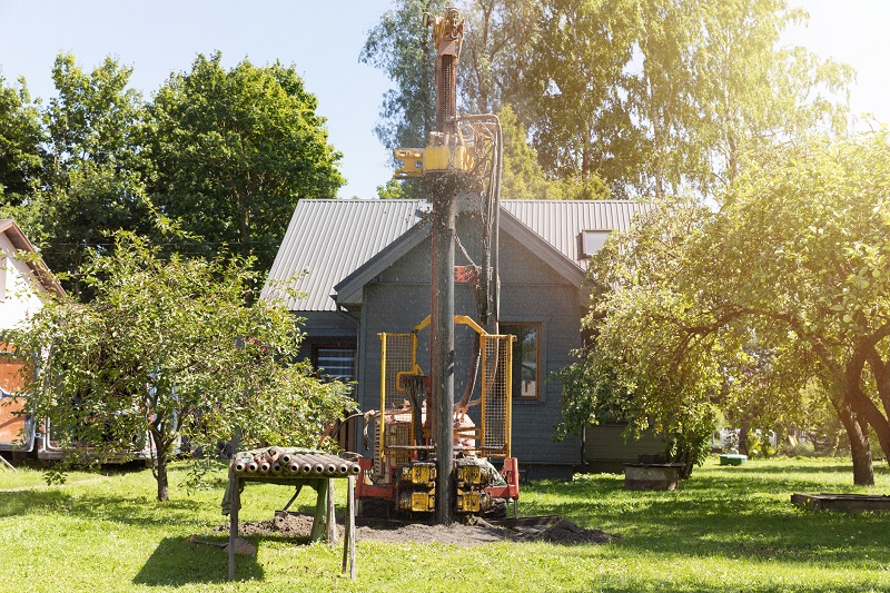 wiercenie studni głębinowej